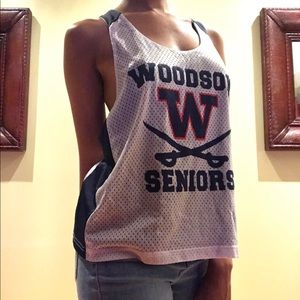 Nike Jersey Racerback Crop Top Convertible Woodson